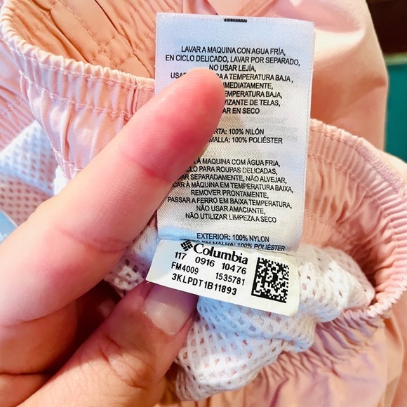 Columbia men’s PFG swim trunks UV shield pockets lined 7.5” inseam SZ L pink - Picture 14 of 14